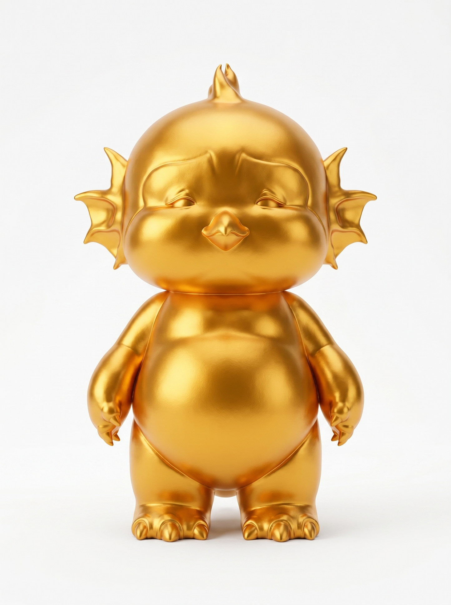 Lumi Gold — limited edition handmade art toy collectible, 
radiant gold vinyl figure crafted by hand in Egypt, 
premium designer sculpture for luxury collectors.