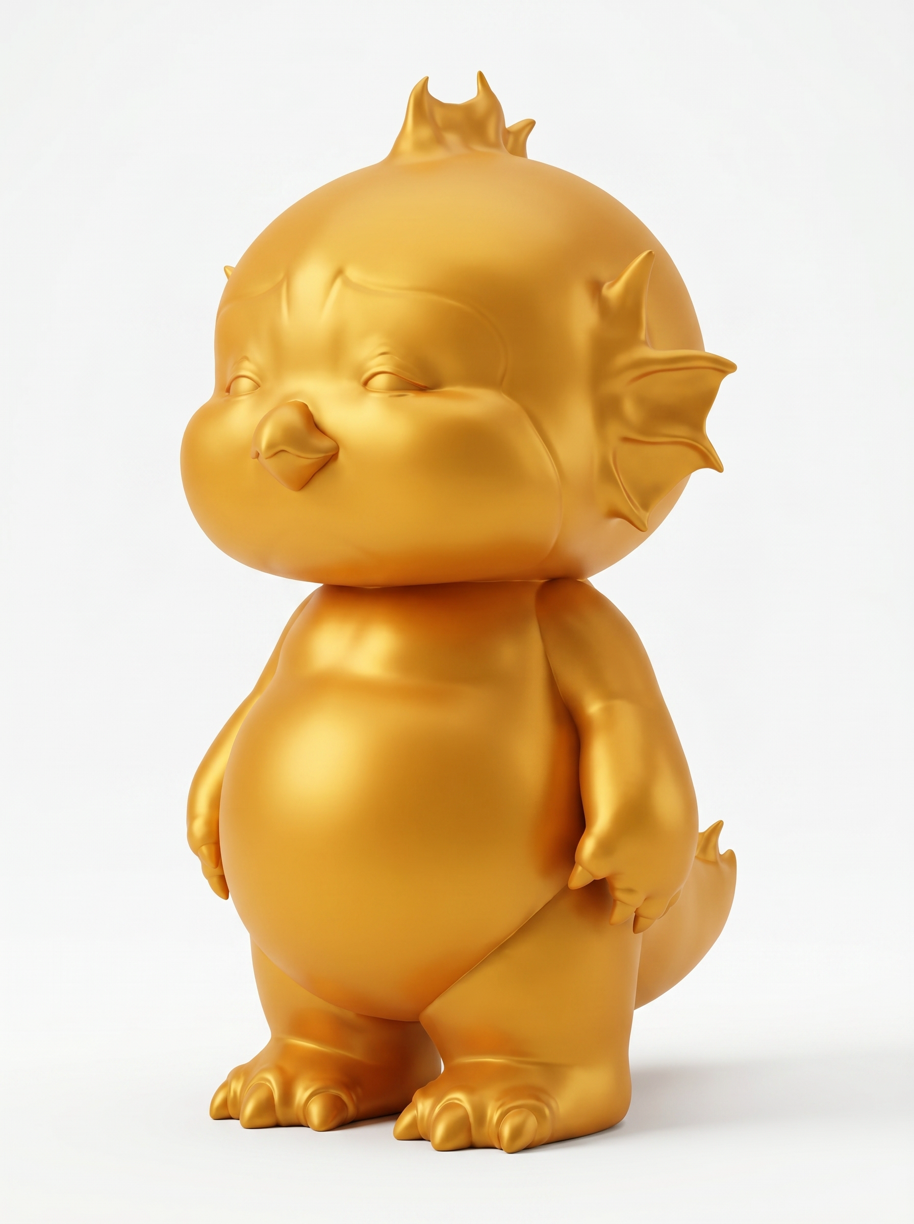 Lumi Gold — limited edition handmade art toy collectible, 
radiant gold vinyl figure crafted by hand in Egypt, 
premium designer sculpture for luxury collectors.