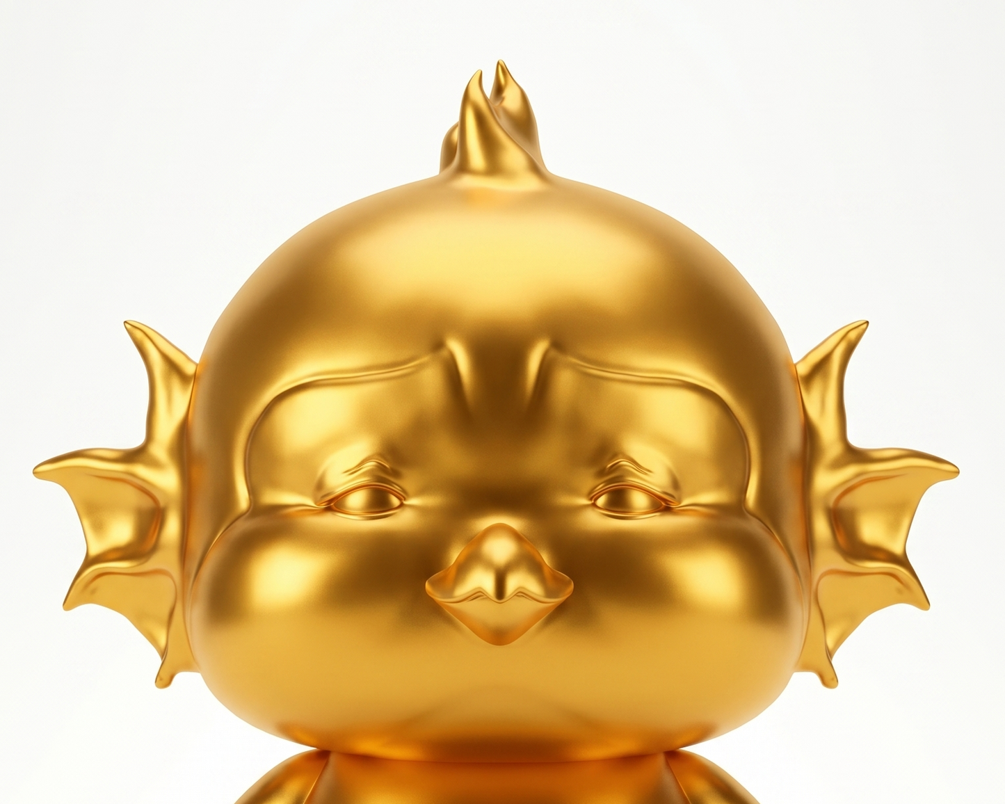 Lumi Gold — limited edition handmade art toy collectible, 
radiant gold vinyl figure crafted by hand in Egypt, 
premium designer sculpture for luxury collectors.