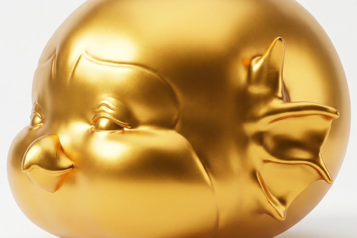 Lumi Gold — limited edition handmade art toy collectible, 
radiant gold vinyl figure crafted by hand in Egypt, 
premium designer sculpture for luxury collectors.