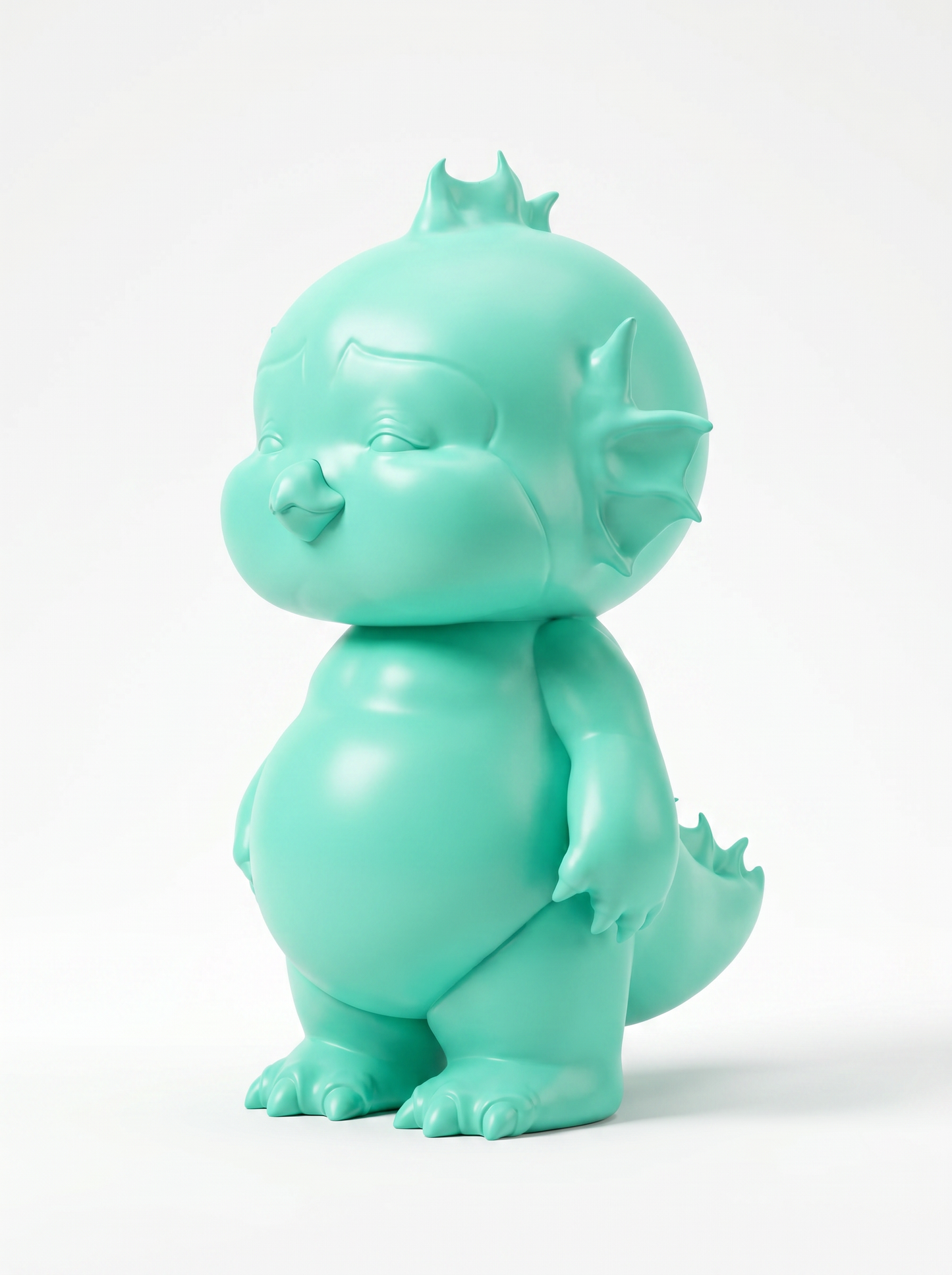 Lumi Aquamarine — limited edition handmade art toy collectible, 
deep ocean blue vinyl figure crafted by hand in Egypt, 
premium designer sculpture for luxury collectors.