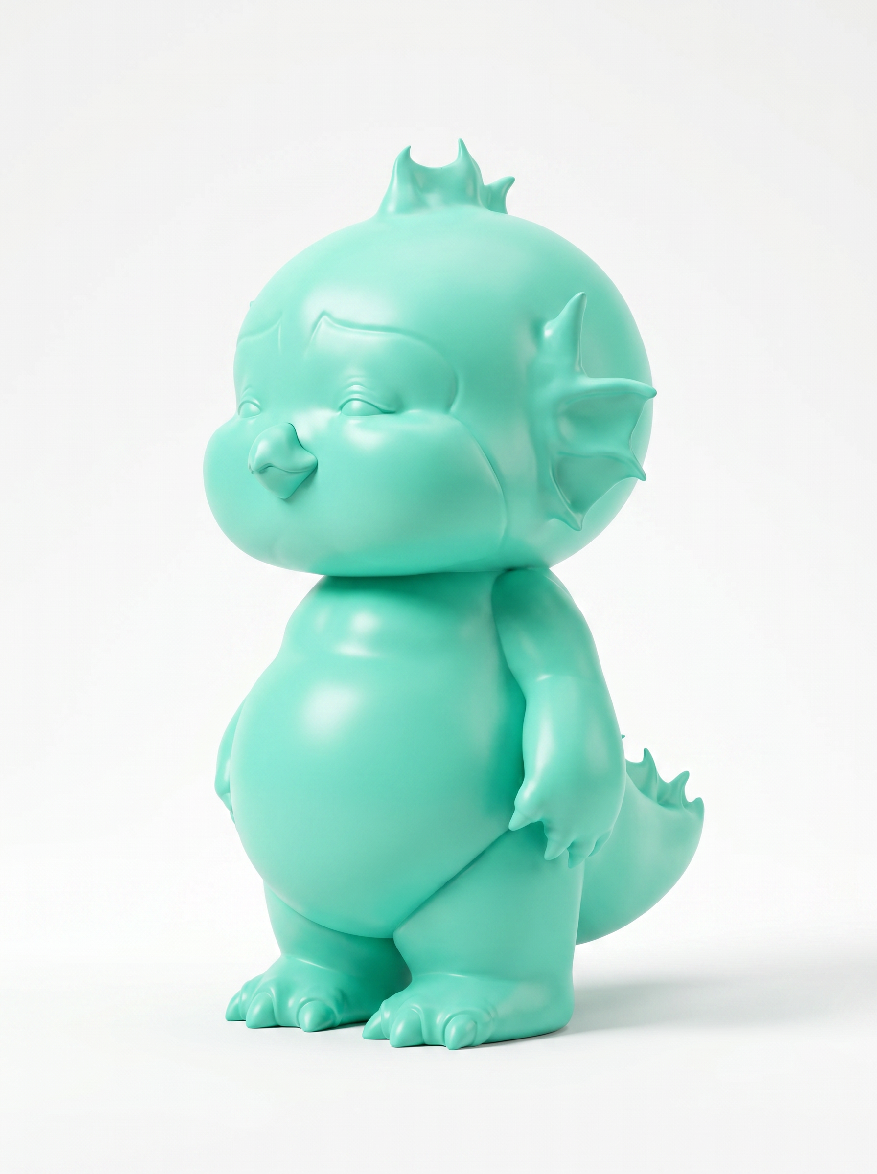 Lumi Aquamarine — limited edition handmade art toy collectible, 
deep ocean blue vinyl figure crafted by hand in Egypt, 
premium designer sculpture for luxury collectors.
