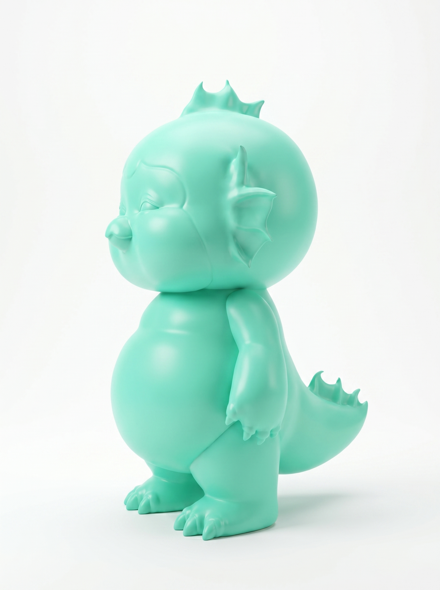 Lumi Aquamarine — limited edition handmade art toy collectible, 
deep ocean blue vinyl figure crafted by hand in Egypt, 
premium designer sculpture for luxury collectors.