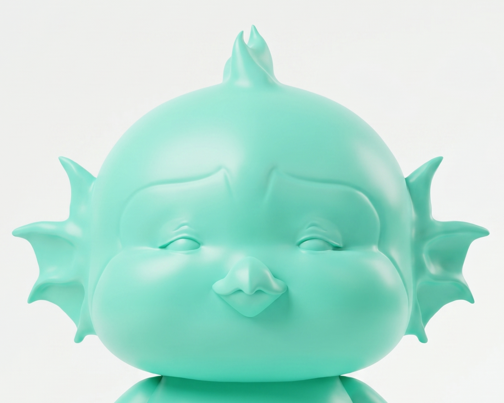 Lumi Aquamarine — limited edition handmade art toy collectible, 
deep ocean blue vinyl figure crafted by hand in Egypt, 
premium designer sculpture for luxury collectors.