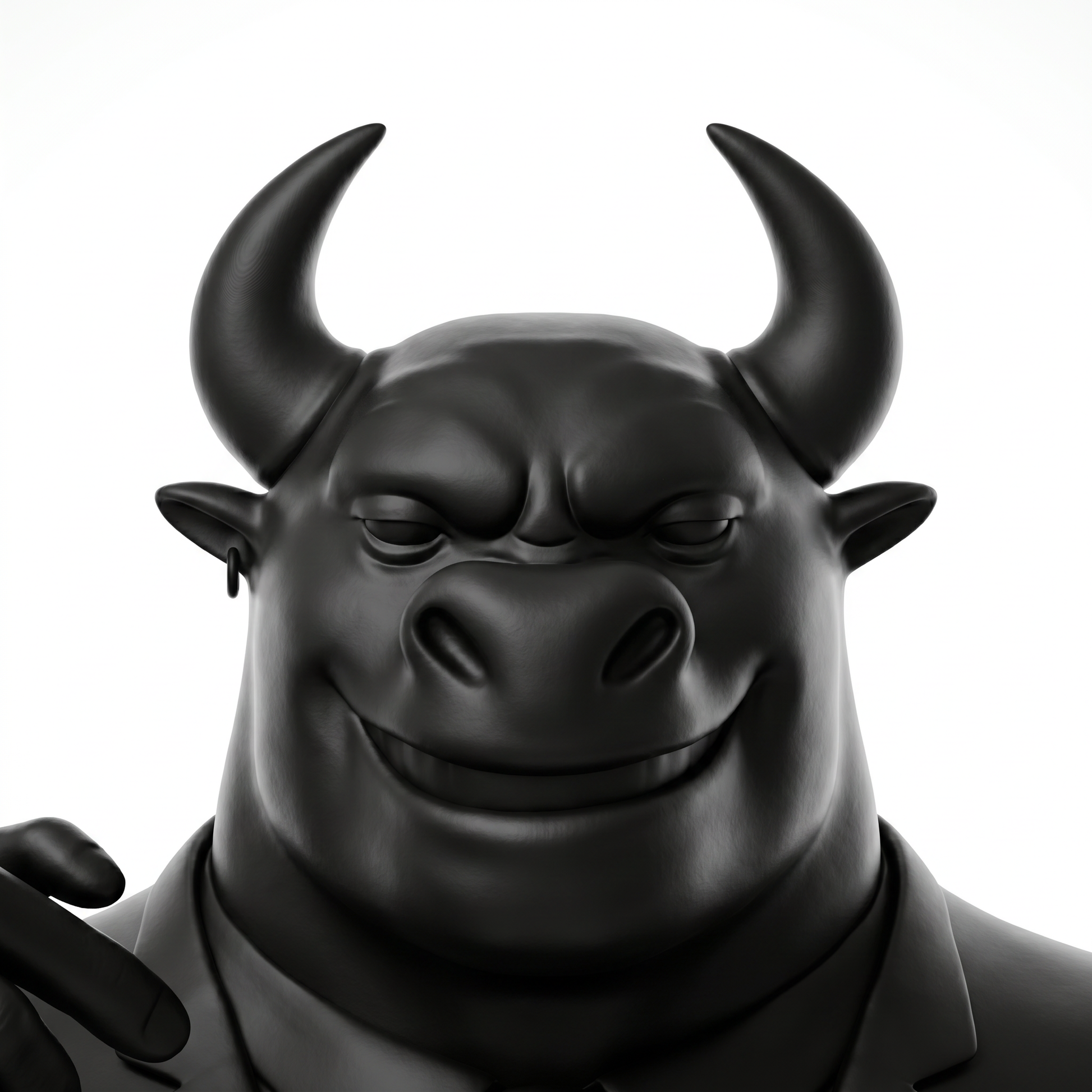 Monitor — Limited Edition Handmade Art Toy Collectible, handcrafted in Egypt from premium Deep Noir vinyl. A luxury designer sculpture featuring a dark charcoal finish, created for contemporary art collectors, executive offices, luxury interiors, and private collections worldwide.