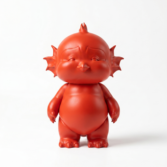Lumi — a limited edition handmade art toy collectible 
in Lava Falls, crafted by hand in Egypt, 
premium vinyl designer figure for luxury collectors.